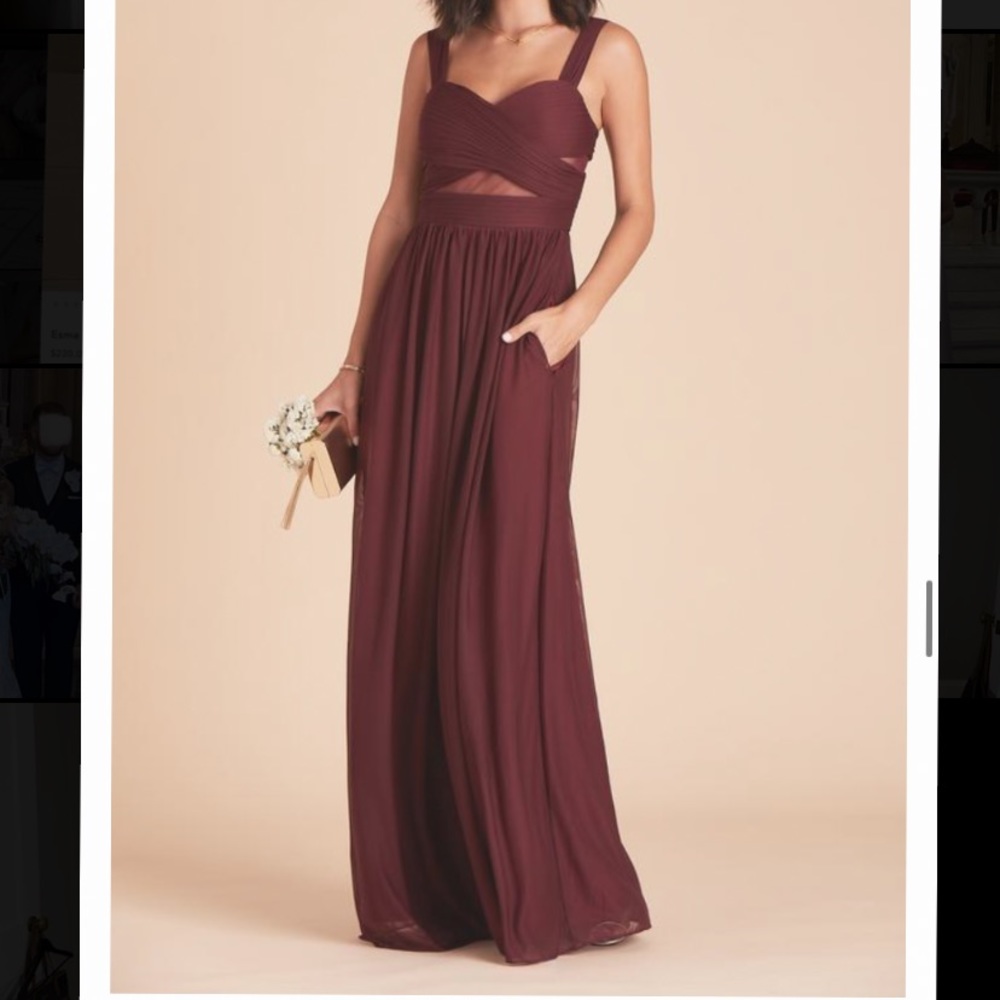 COPY - Birdy Grey Elsye dress bridesmaid - Cabernet